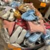 mixed assorted shoes pallets