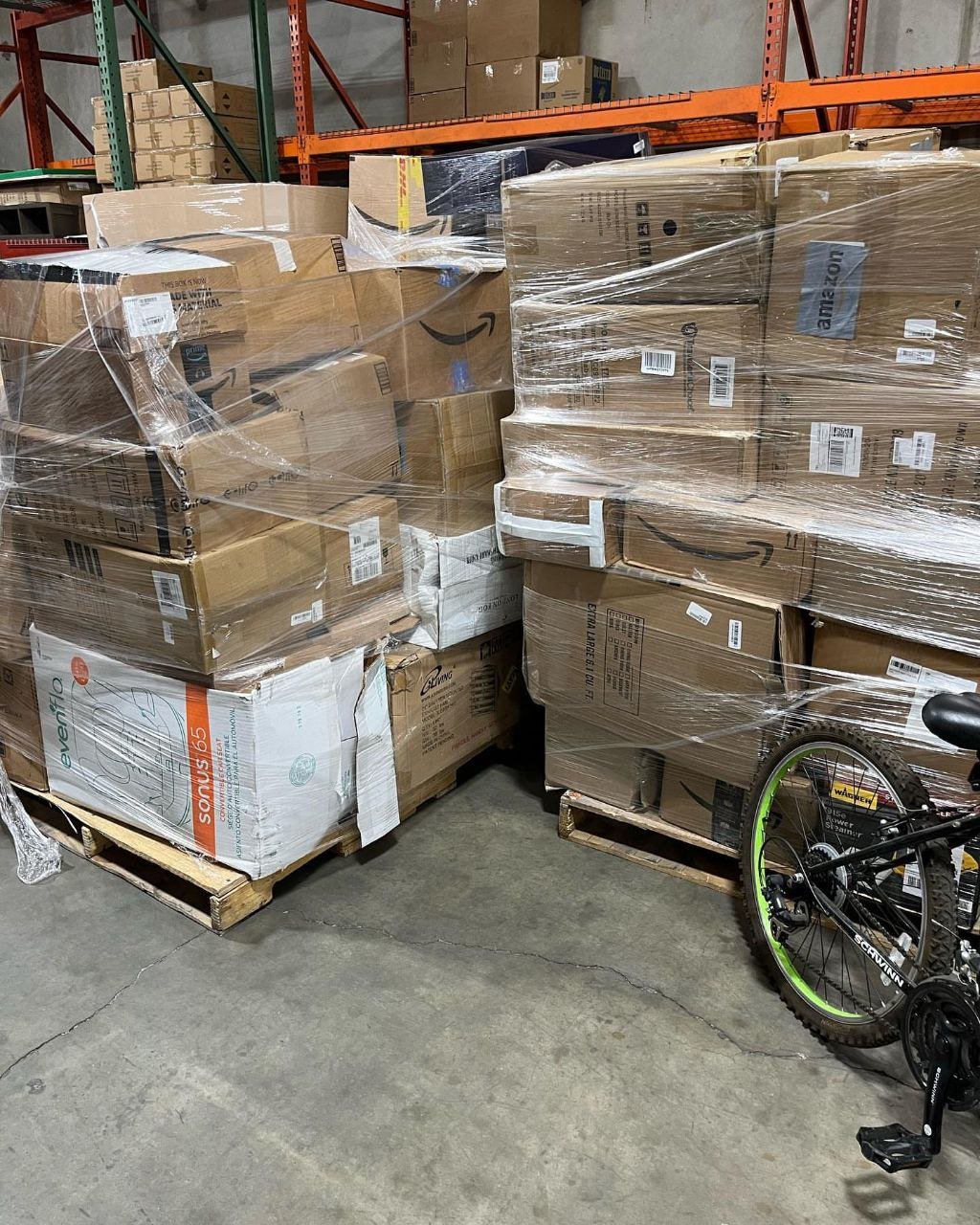 Amazon mediums pallets